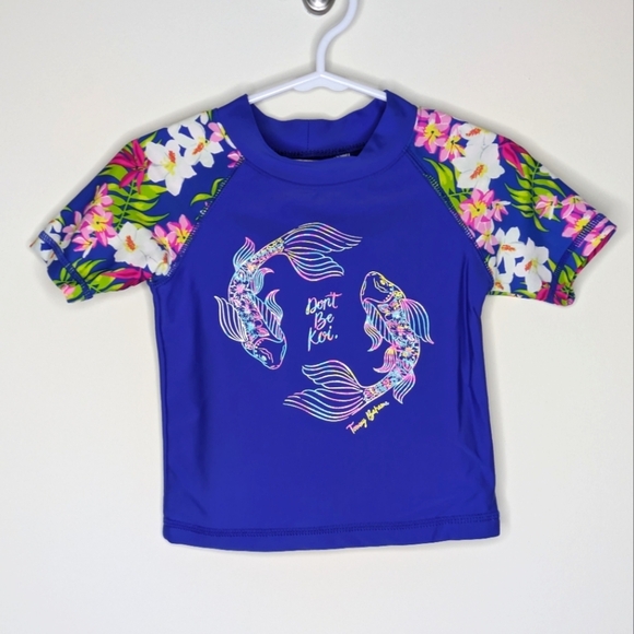 Tommy Bahama Don't Be Koi Swim Shirt Rashguard 2T - Picture 1 of 5